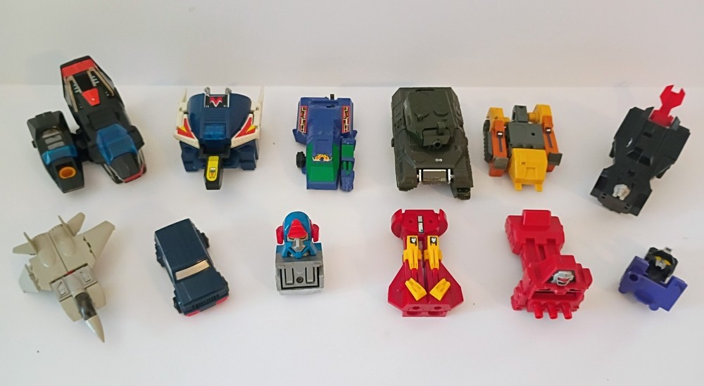 Lot of 12 Vintage 1980s Bandai Go Bots