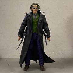 PB-MF-LTC-BLK: Custom Faux Leather Long Coat for 7″ McFarlane WWE Action Figure