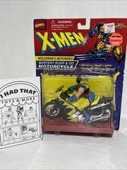 X-Men Wolverine Bump & Go Motorcycle with Removable Figure Marvel (Bubble Dent)
