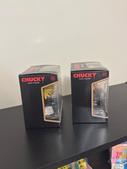 CultureFly Chucky and Tiffany 4.5 Inch Vinyl Figure Set Bride of Chucky Horror
