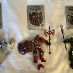 Mega Bloks Mag Warriors + Magnetix Botiksla Set w/ Figures Weapons Shields Cards