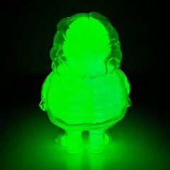 Ron English Clear X-Ray GID MC Supersized Sofubi Figure by Secret Base
