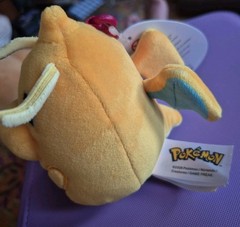 Brand New 2026 Squishmallows Pokemon DRAGONITE 3.5” Plush Clip