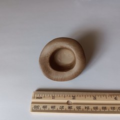 1/6 Fedora light brown (molded hard plastic) – Wolfman Larry Talbot – Sideshow