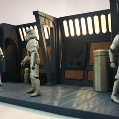 Endor Bunker Interior Diorama 1 for 3.75 in (1:18) Figure