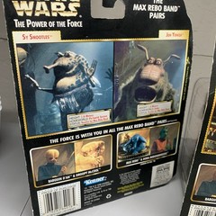 Free Shipping==Star War =Max Rebo Band Pairs + Set of 3 = POTF = NEW & SEALED