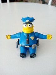 Jakks Pacific 20th Century Fox the Simpsons Chief Wiggum Action Figure 2.5-inch
