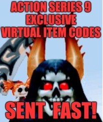 Roblox Action Series 9 Exclusive Virtual Item Code Messaged FAST
