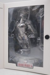 Beast Kingdom Exclusive Iron Man Mark II Magnetic Floating Chrome Silver