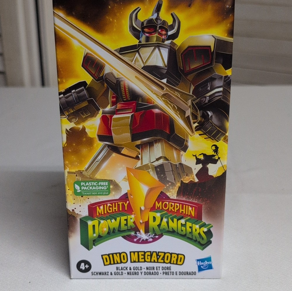 Hasbro Dino Megazord Power Rangers Action Figure Black & Gold 2020-Now