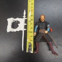 Vintage 1996 Action Figure Dragonheart Brave Knight BOWEN & White Flag