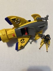 1996 Jonny Quest Quest Porpoise Submarine w/ Jonny Figure Galoob