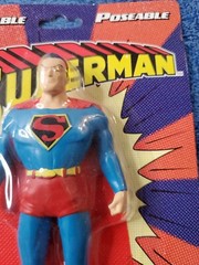 * SUPERMAN 5 1/2-INCH NJ CROCE BENDABLE FIGURE * New In Package