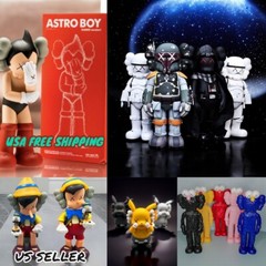 Free Ship Kaws Boba Fett, Dark Vader, Astro Boys, BFF Designer Toys For Room