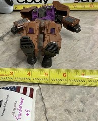 Transforming Toy Brown & Purple #5 TRANSFORMER Like Warbotron Air Burst Figure