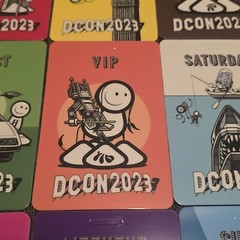 DesignerCon 2023 Set Of 9 Badges By The London Police DCON