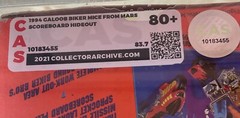 Biker Mice from Mars Scoreboard Hideout Secret Pad 1993 Galoob Playset Graded 80