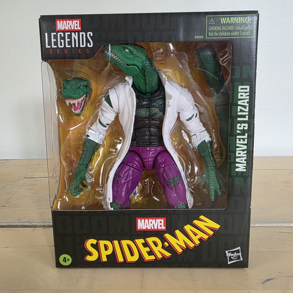Spider-Man Marvel Legends Series Marvel’s Lizard 6″ Exclusive Figure In Hand