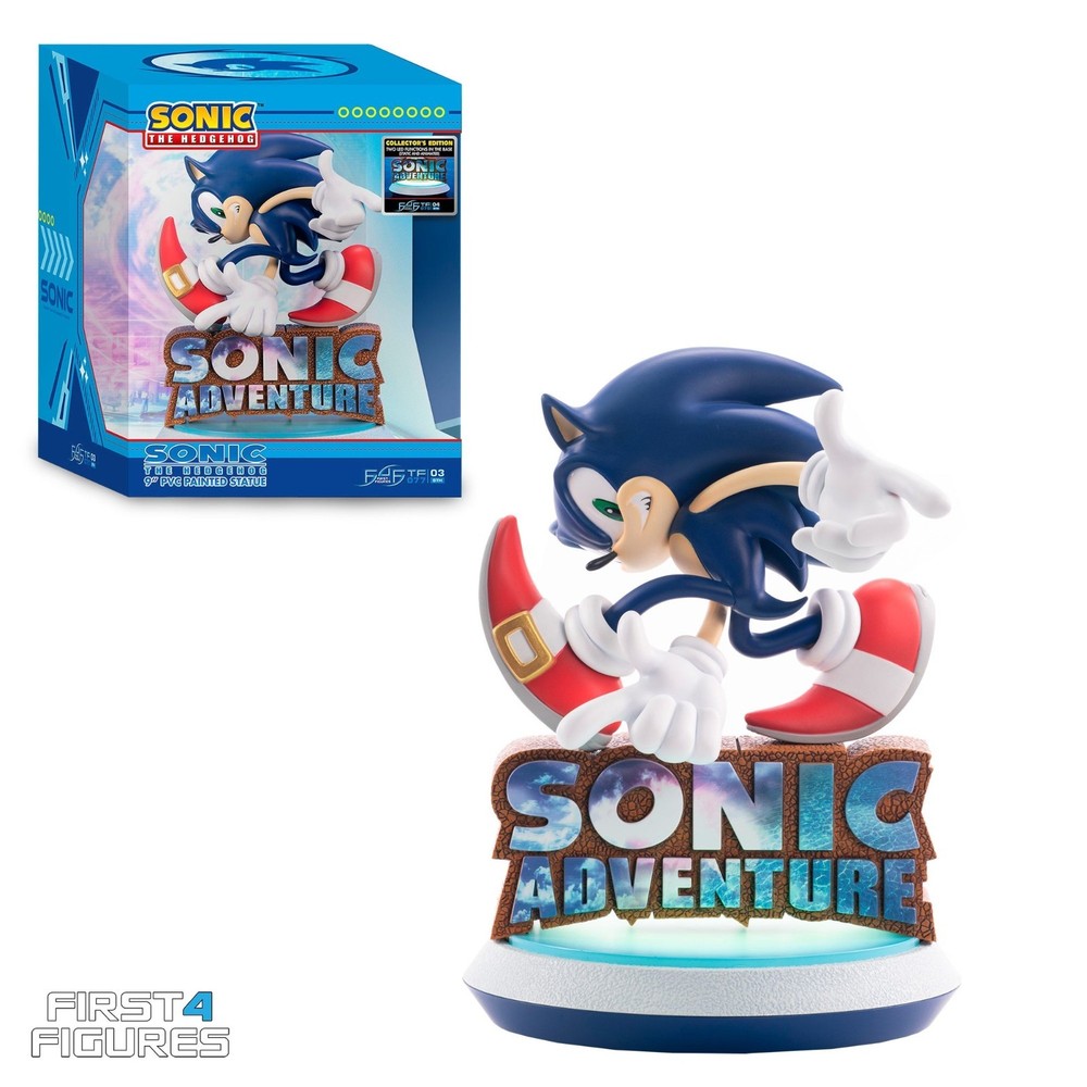 Official Sonic Adventure 9″ Statue Collector’s Edition First 4 Figures Official