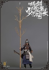 KONGLINGGE Ming Dynasty Qi troop walk camp guard leader 12in Figure KLG-R013