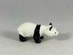 Realistic Black and White PANDA BEAR Plastic Toy Figurine, 2″ Long