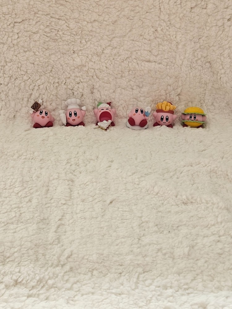 Brand Neww 6pc Kirby Cake Decorator Action Figures