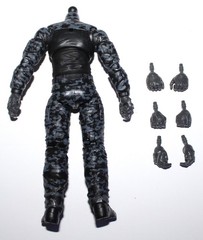GHOST OPERATOR – Body Hands – VALAVERSE ACTION FORCE 6″ Scale 1/12