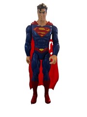 Superman DC Comics Action Figure w/ Cape Blue Red Plastic Fabric