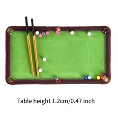 1:64 Scale Mini Pool Table Model Suitable Resin Scale Scenes Props Trendy