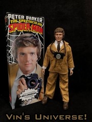 Custom 8″ Mego Nicholas Hammond s Peter Parker Spider-Man Action Figure Boxed