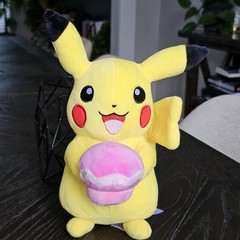 5 Plush lot Pokemon Bulbasaur Pikachu Charmander Horsea Grookey Jazwares