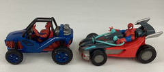 Marvel Amazing Spider-Man Zoom N Go Turbo Cruiser Capture Racer Cars Bundle Lot