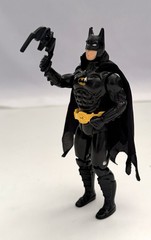 1989 Toy Biz Bat Rope Batman Retractable Belt Keaton Face W/ Batarang Movie