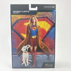 McFarlane DC Supergirl and Krypto Figures Gold Label Deluxe Theatrical Edition