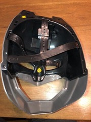 2015 Batman Vs Superman Talking Mask Voice Changer Lights Sounds Mattel EUC S3$