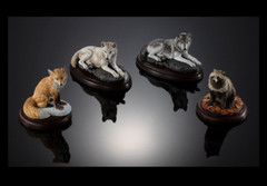 Wild Canine Animals Figure Bandai Creature Encyclopedia Display Model Collection