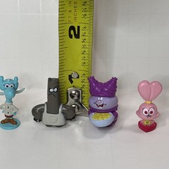 Rare Chowder 1/64 Scale 1″ Micro Figures ,Mung Daal, Chowder, Schnitzel, Panini