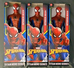 SPIDER MAN Titan Hero Series 12″ Action Figures LOT of 3 Boxed Marvel Toys