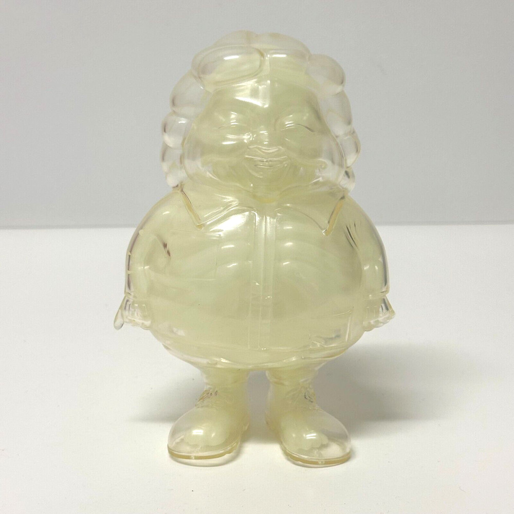 Ron English Clear X-Ray GID MC Supersized Sofubi Figure by Secret Base