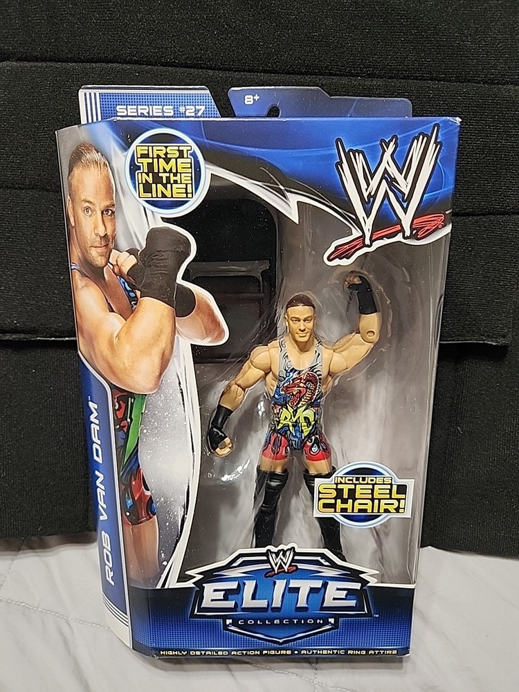 WWE Elite Collection Series 27 First Time in the Line Rob Van Dam RVD Figure WWF