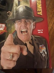 New 2001 Sideshow Toys 12-inch Gunnery Sgt. R. Lee Ermey “Motivational Figure”