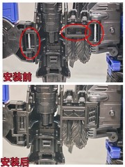 For Age of the Primes AOTP RAZORCLAW Wing Body Cannon Filler 3D Upgrade Kit
