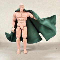 PB-C-GRN: 1/12 scale Dark Green wired cape for 6″ action figure