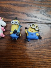 Lot Of 5 Despicable Me 2 Minion Collectible Action Figures No Bases