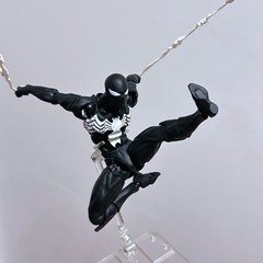 Hot-New Mess Toys Black Suit Neighbor Spider-Man Symbiote 1/12 Action Figure