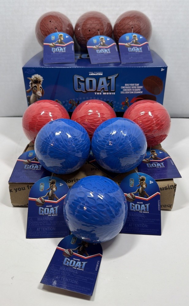 GOAT THE MOVIE 2.5″ Blind Mystery Figure Roarball Jada Toys – 9 Balls with Box