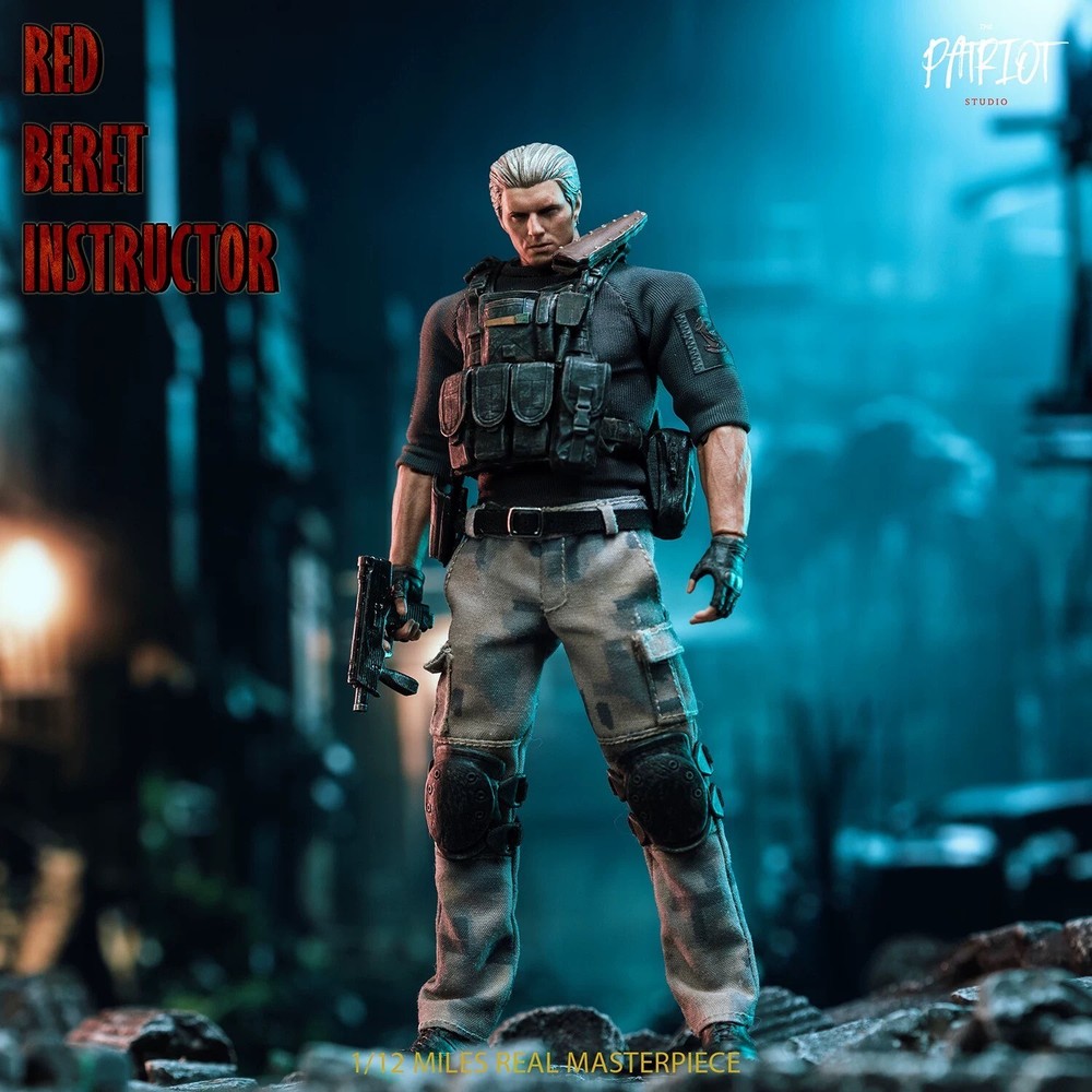 In Stock Patriot Studio 1/12 Resident Zombie Evil Crisis Jack Krauser 6″ Figure