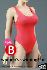 SUPERMCTOYS F-078 1/6 Sexy Woman Swimsuit Underwear Clothes Set F12” Body