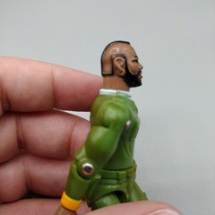 The A-Team B.A. Baracus Mr. T 3.75” Action Figure Galoob 1983 Vintage DAMAGED