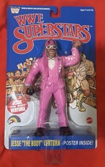 WWE Mattel LJN Superstars 2 JESSE THE BODY VENTURA Blue Card Target RETRO WWF !!